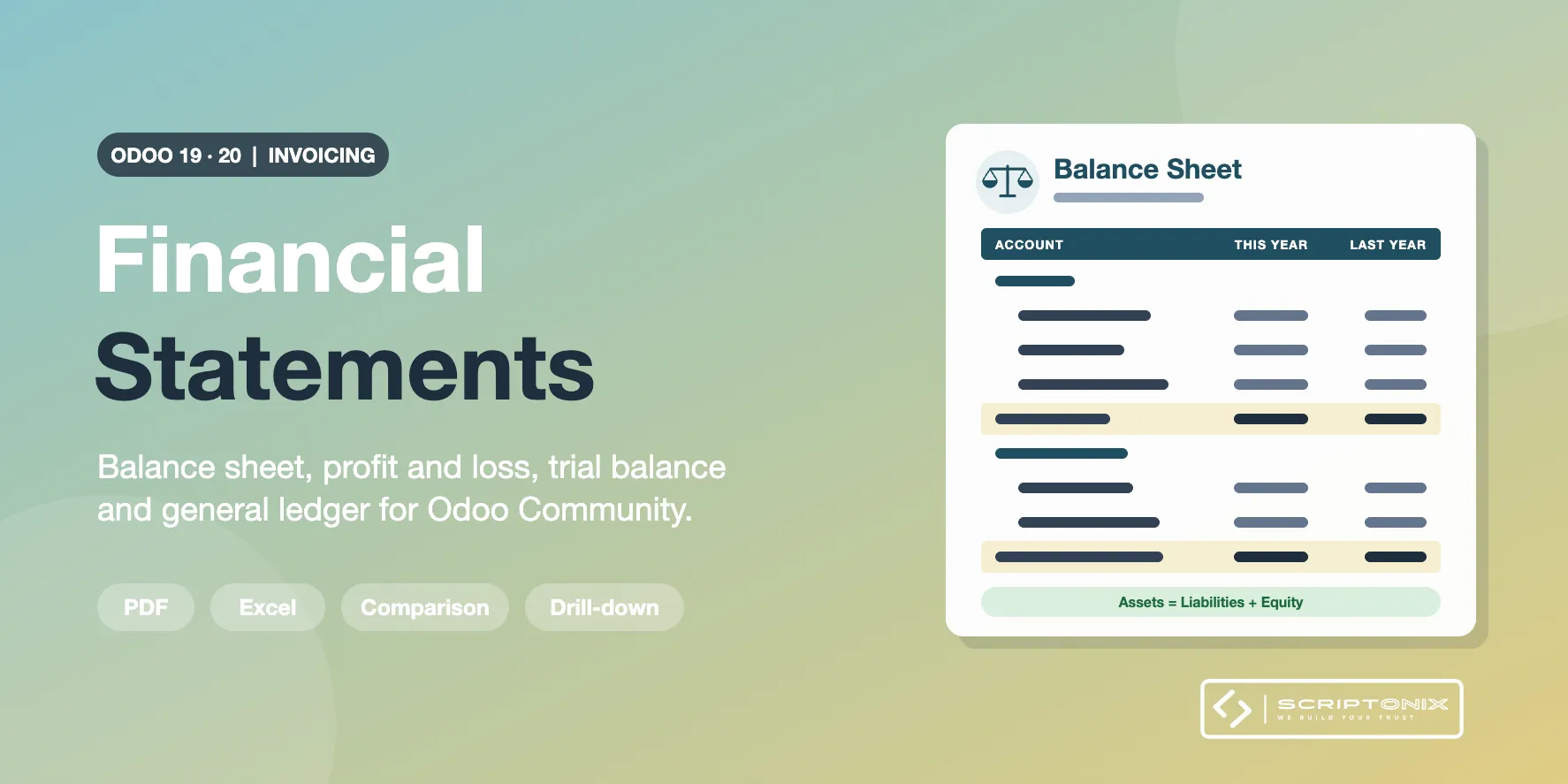 Financial Statements Pack for Odoo 19.0 & 20.0