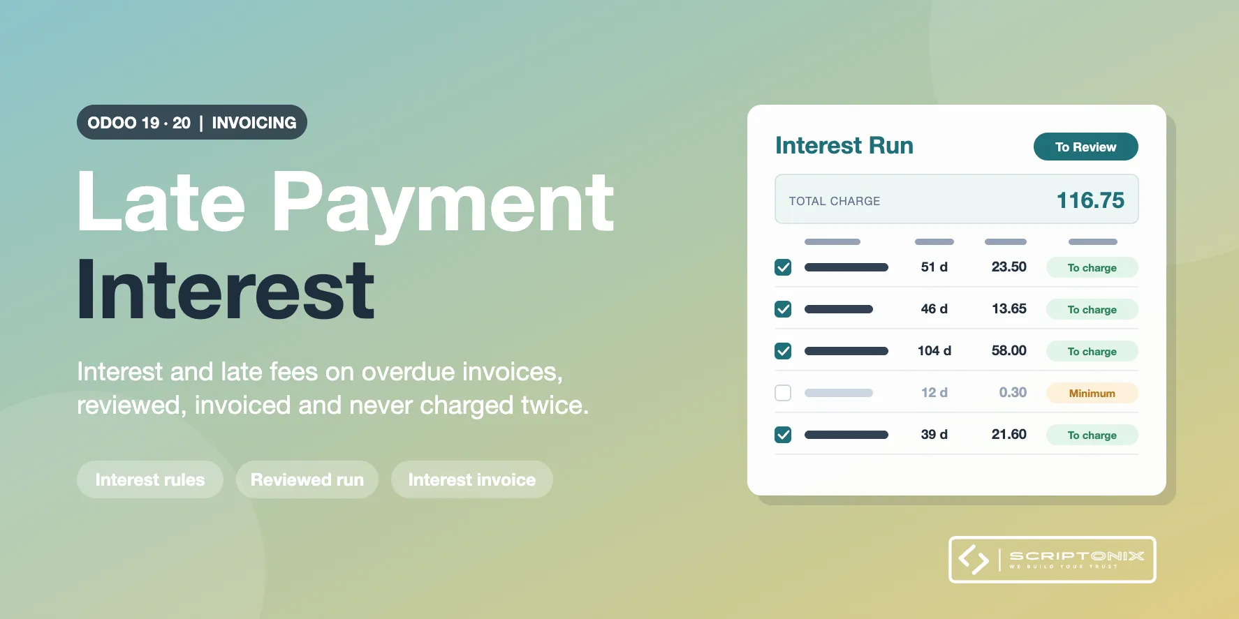 Late Payment Interest for Odoo 19.0 & 20.0