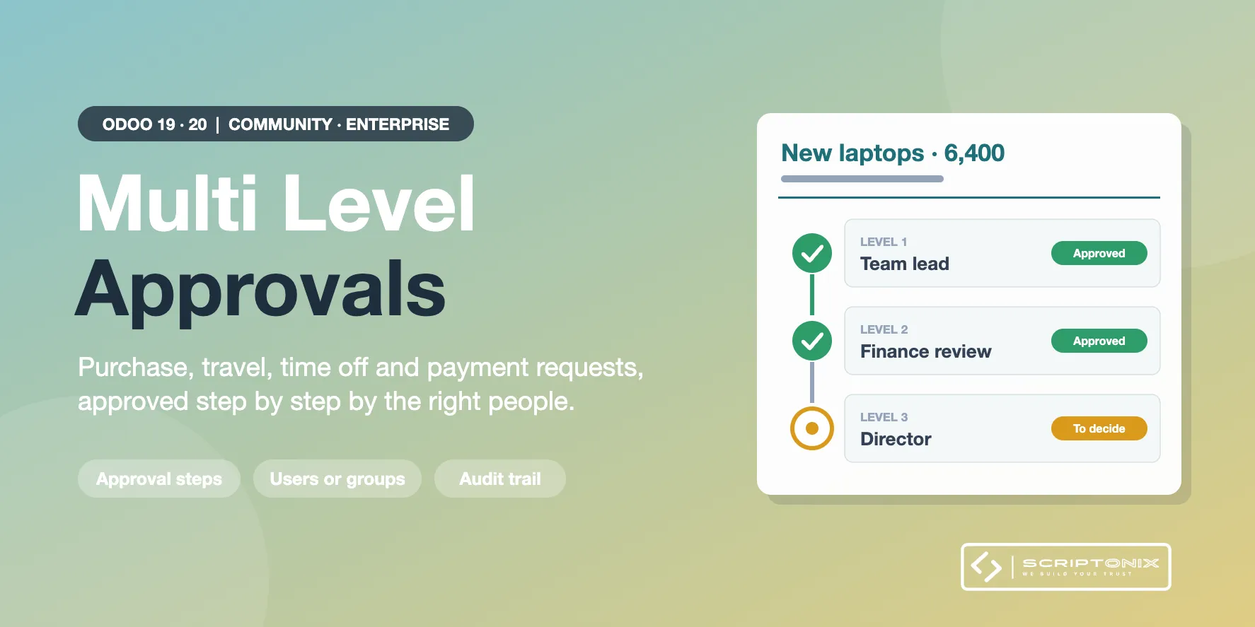 Multi Level Approvals for Odoo 19.0 & 20.0