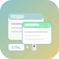 Open in New Tab (CTRL + Click)