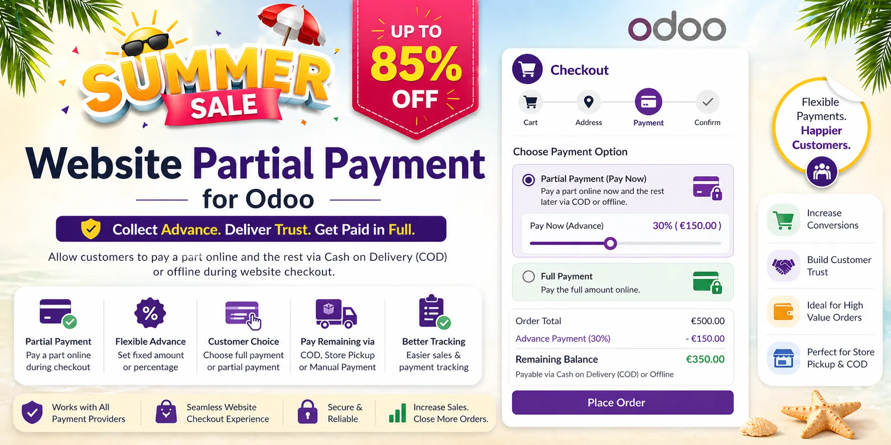 Website Partial Payment for Odoo for Odoo
